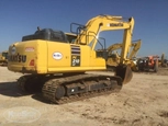 Side of Used Excavator
